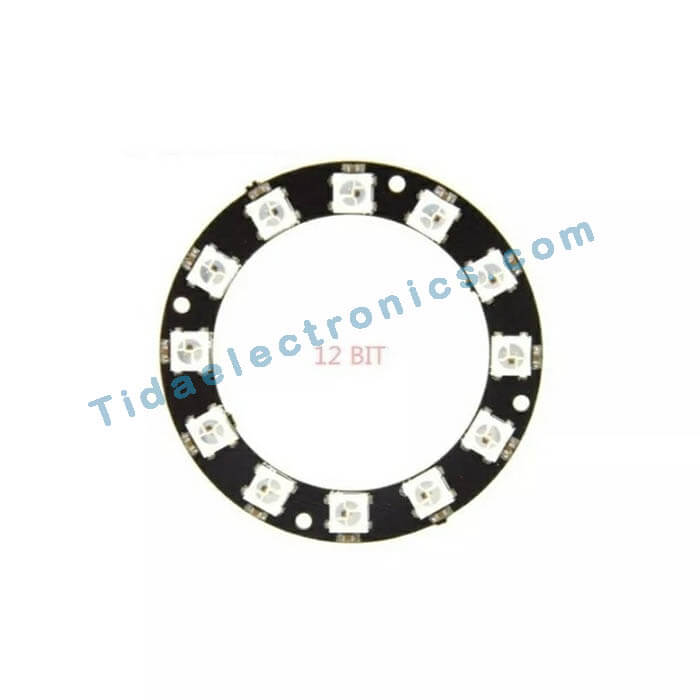 حلقه ال ای دی LED دوازده تایی NeoPixel Ring RGB