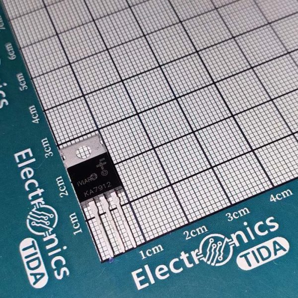 آی‌سی رگولاتور ولتاژ منفی KA7912 با خروجی ثابت -12V مناسب برای منابع تغذیه دو قطبی
