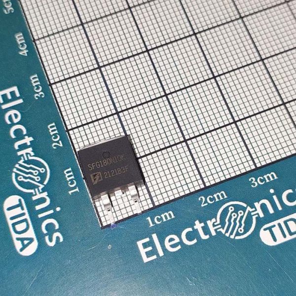 ترانزیستور قدرت MOSFET مدل SFG180N10K با جریان 180 آمپر و ولتاژ 100 ولت مناسب منابع تغذیه و اینورترها