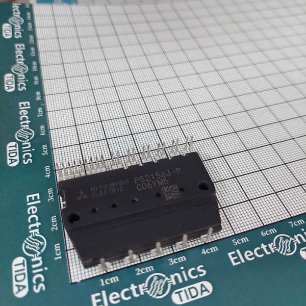 IGBT PS21563-P Mitsubishi – ماژول مجتمع برای درایور موتور سه‌فاز، مناسب اینورترهای صنعتی و کنترل دور با توان بالا