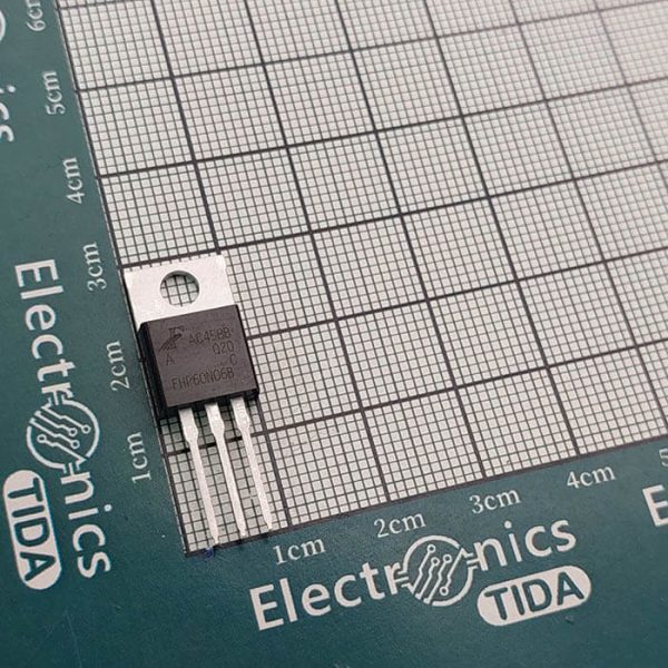 ترانزیستور MOSFET قدرت FHP60N06B با پکیج TO-220 مناسب کاربردهای صنعتی و درایور موتور